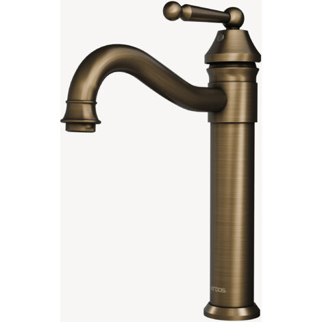 LOOKSHOP Robinet de lavabo, finition en laiton pour un style antique