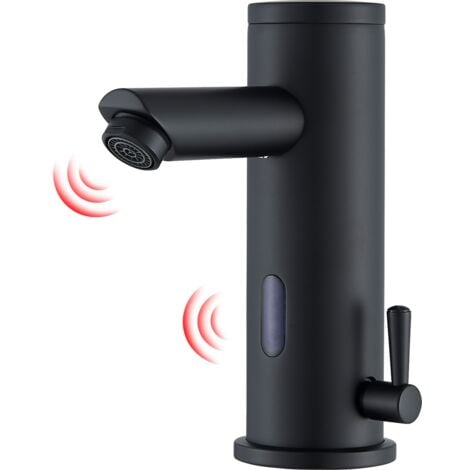 ZAMERY Robinet de Lavabo Intelligent à Capteur Infrarouge,Mitigeur de Salle de Bain capteur Automatique à Infrarouge, Robinet Sans Contact Automatique Avec Capteur Pour Lavabo de Salle de Bain Froide et Chau