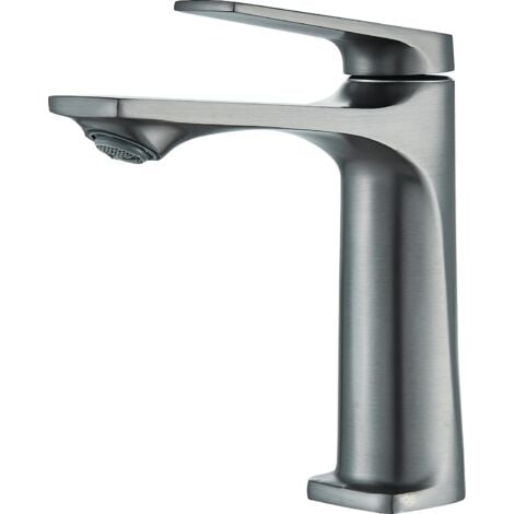 ONYZPILY Robinet de Lavabo,Robinet de salle Bain Inox,Mitigeur Lavabo,Eau Chaude et Froide,Chromé