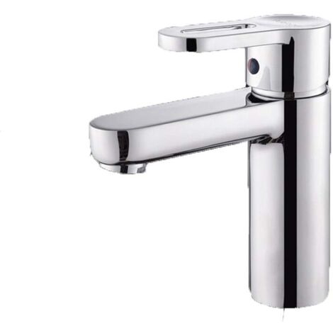 Robinet de lavabo monotrou en cuivre pur pour salle de bain