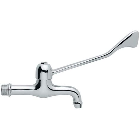 Robinet de lavabo mural prolongé avec levier clinique Idral 02001/DC  Chromé