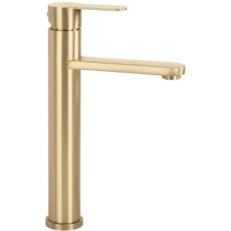 Robinet De Lavabo Rea Arcos High Brush Gold