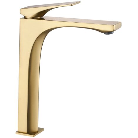 ROBINET DE LAVABO REA JOE BRUSHED GOLD HIGH