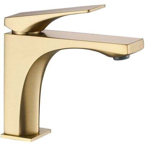 ROBINET DE LAVABO REA JOE BRUSHED GOLD LOW