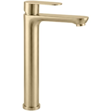 Robinet De Lavabo Rea Logan High Brush Gold