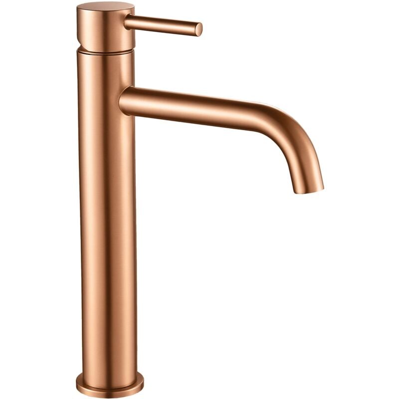 Robinet De Lavabo Rea Lungo Brush Copper High