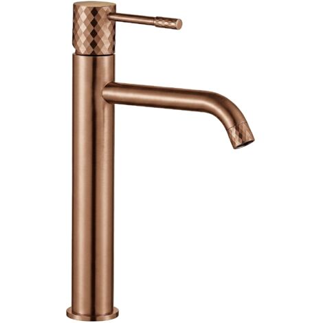 Robinet De Lavabo Rea Lungo High Brush Copper