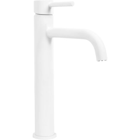 ROBINET DE LAVABO REA LUNGO WHITE HAUT - blanc