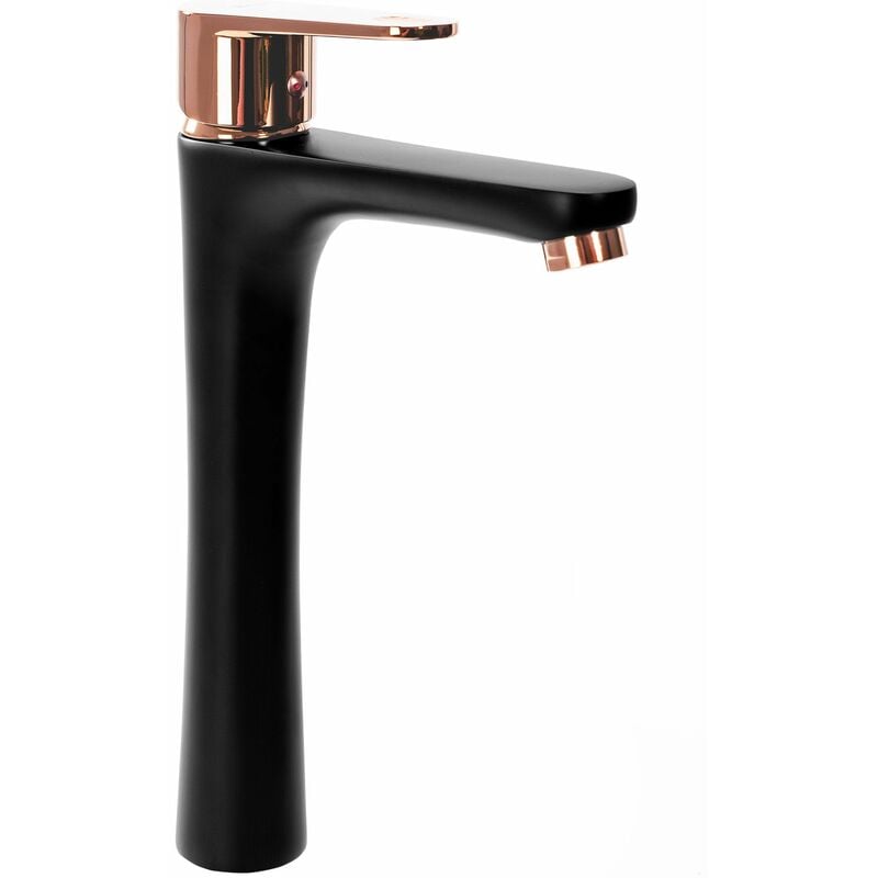 Robinet de lavabo REA mild black rose-gold high