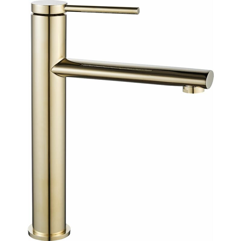 Robinet De Lavabo Rea Oval Gold High