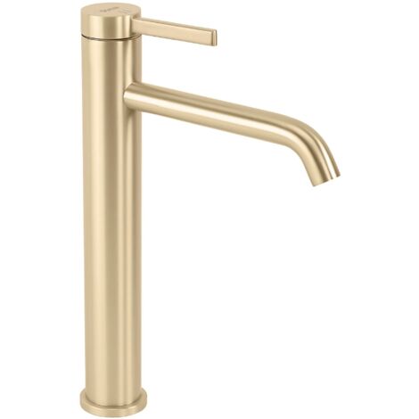 Robinet De Lavabo Rea Rivo High Brush Gold
