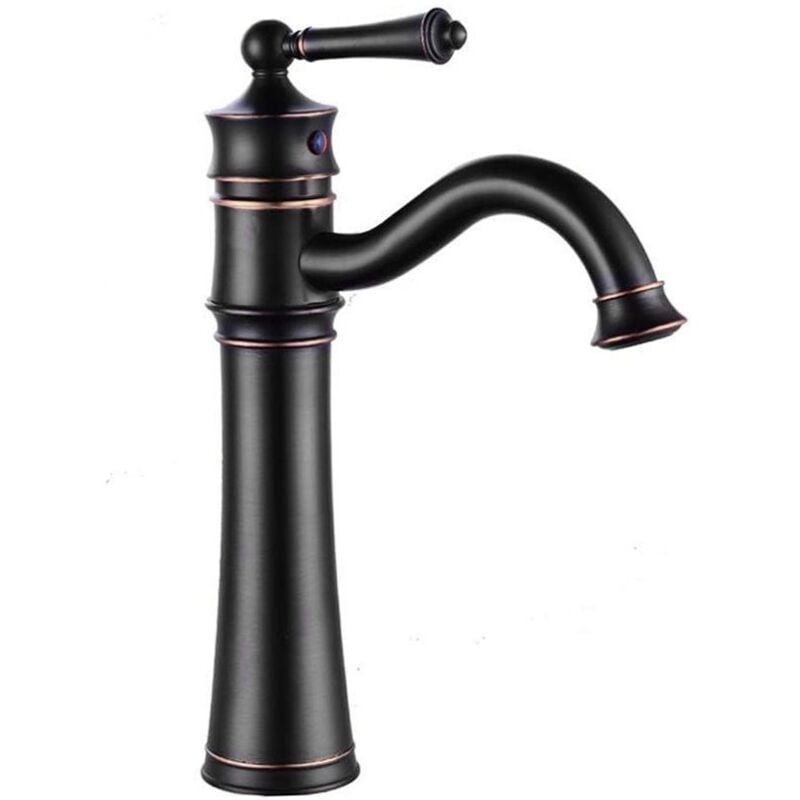 REA - robinet de lavabo vintage old black high