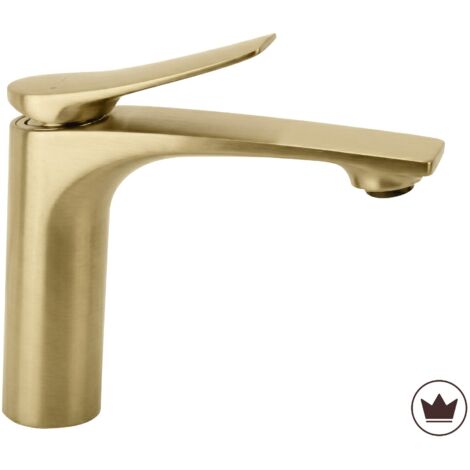 Robinet De Lavabo Rea Vision Brush Gold Low Premium