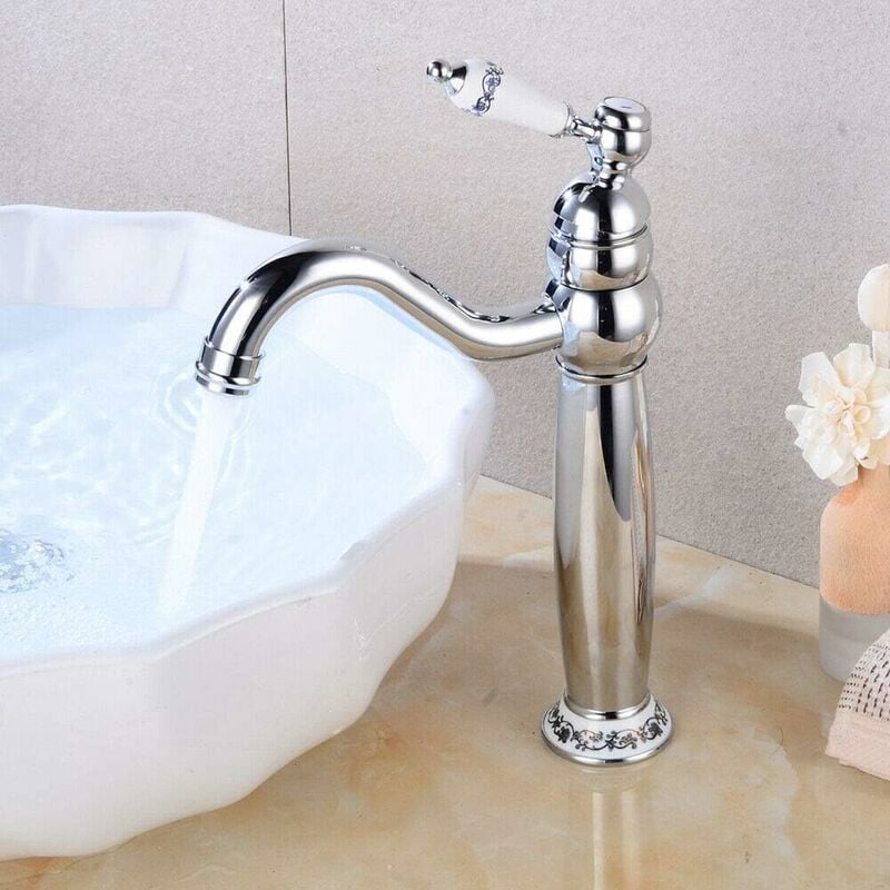 Robinet de lavabo rétro à 360° - En laiton