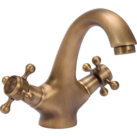 Robinet de lavabo RETRO BRONZE 1