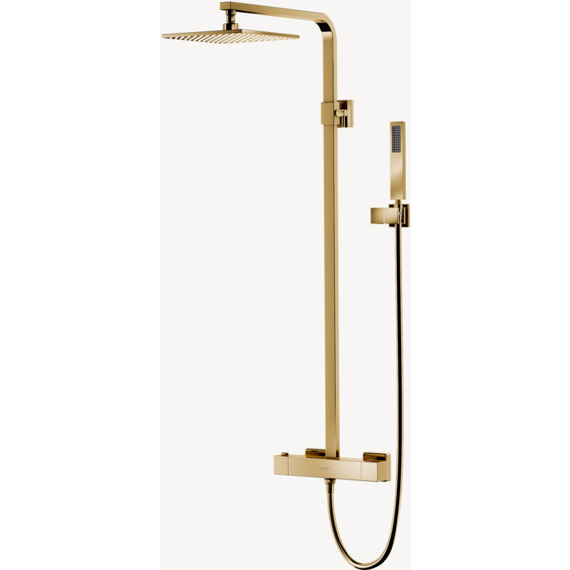Colonne de douche thermostatique Doré - Sirius