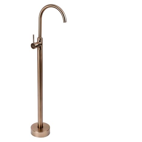 Robinet De Lavabo Sur Pied Rea Lungo Brush Copper