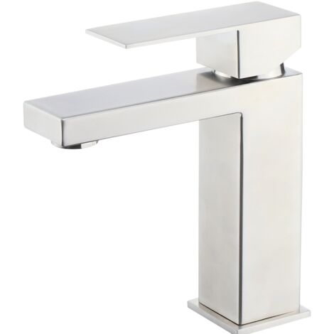 Robinet De Lavabo Sur Plage 001 En Laiton Nickel Brossé