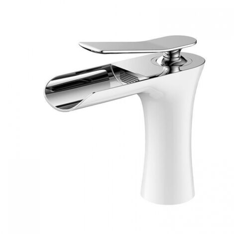 Robinet de lavabo sur plage 039 blanc collection Argolide