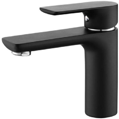 ROBINET DE LAVABO SUR PLAGE 055 EN LAITON NOIR COLLECTION CÉPHISE