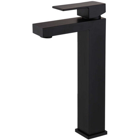 ROBINET DE LAVABO SURÉLEVÉ 13 EN LAITON NOIR COLLECTION ALPHÉE
