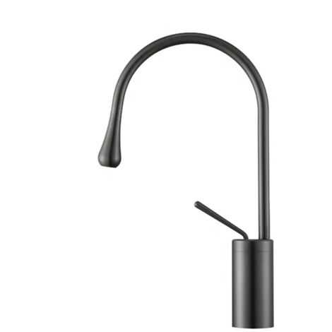 ROBINET DE LAVABO SURÉLEVÉ 201 EN LAITON NOIR COLLECTION CÉPHISE