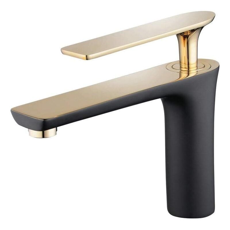 Galozzoit - Robinet de lavabo Tout cuivre robinet d'eau chaude et froide lavabo robinet de lavabo