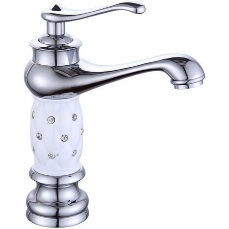 Robinet de lavabo vintage à levier unique