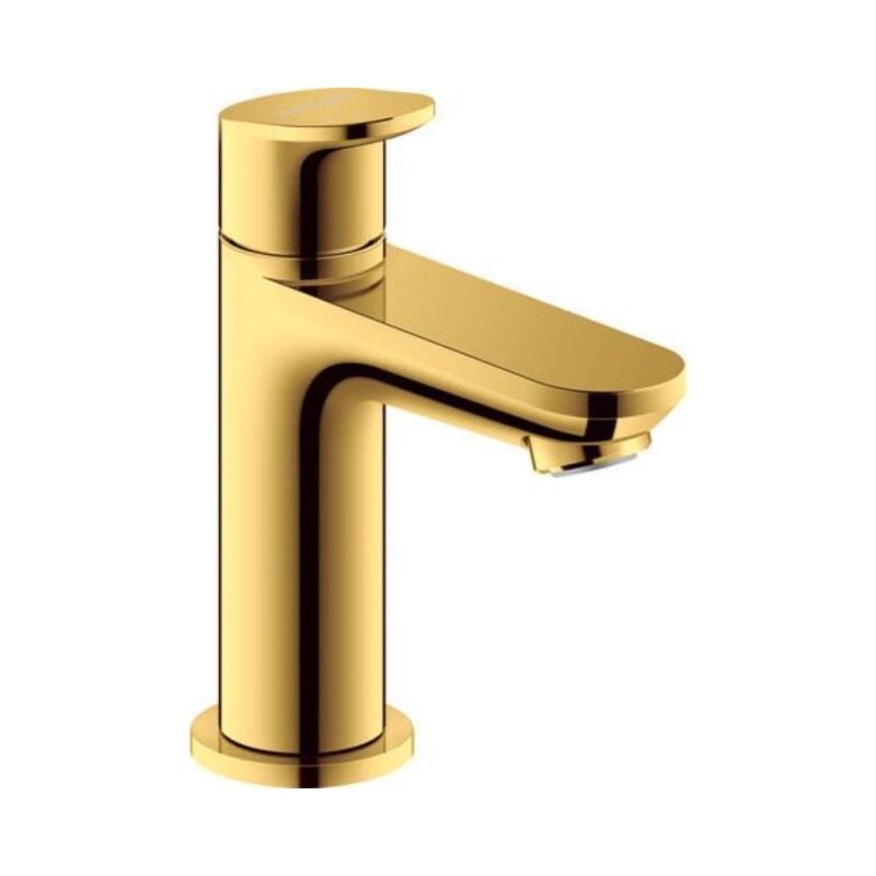 Duravit - Robinet lave-mains eau froide Wave doré poli