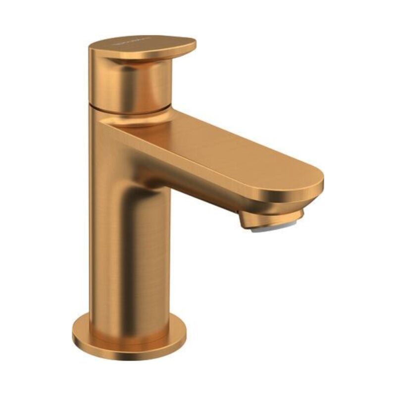Duravit - Robinet lave-mains eau froide Wave bronze brossé