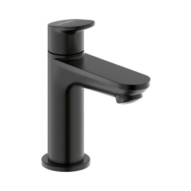 Robinet lave-mains eau froide DURAVIT Wave noir mat