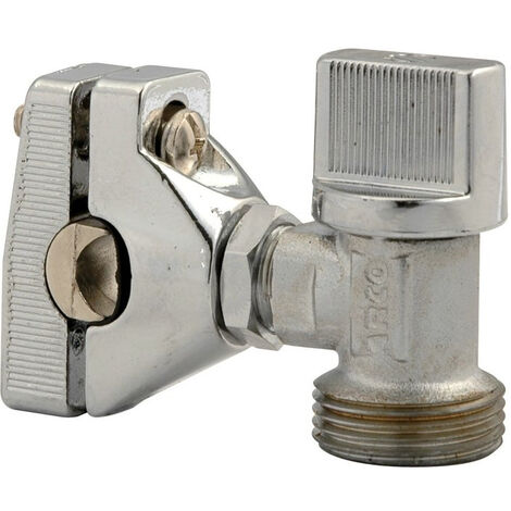 Robinet de machine à laver auto-perceur rond – Filetage plomberie mâle – Installation rapide sans outils – Accès rapide à l'eau