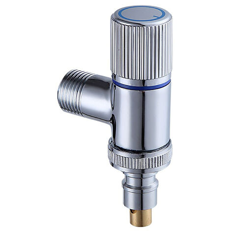 Robinet de machine à laver en acier inoxydable, robinet d'arrêt automatique à déclenchement rapide 4/6 points pour évier à vadrouille