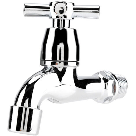 Robinet de Machine à laver en plastique robinet d'eau de lavabo avec bec unique et poignée 3
