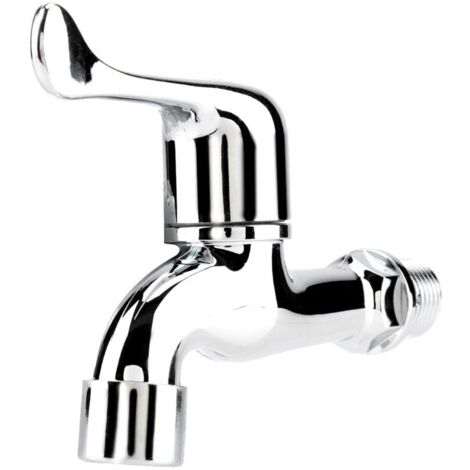 Robinet de Machine à laver en plastique, robinet d'eau de lavabo avec poignée à bec unique 1
