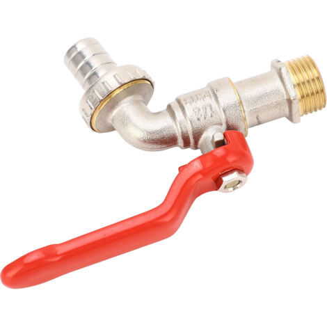 Robinet de Machine à Laver Laiton G1/2" Mâle Intérieur G3/4" Sortie Anticorrosion et Étanche