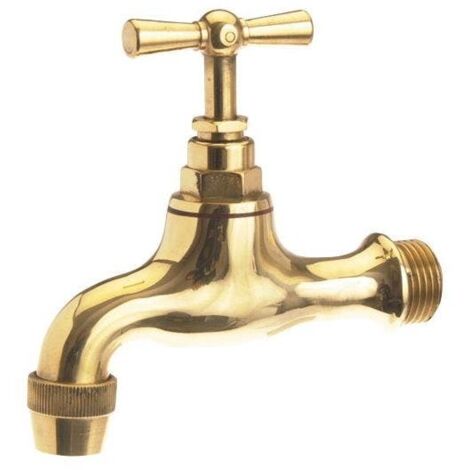 Robinet de puisage 15x21 poli-1-2F - Grk