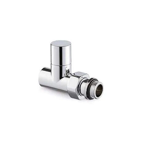 Robinet de radiateur 15 x 21 droit chromé