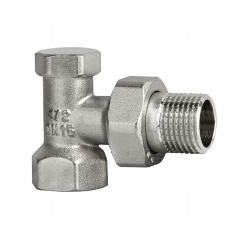 ROBINET DE RADIATEUR D'ANGLE 1/2 RETOUR