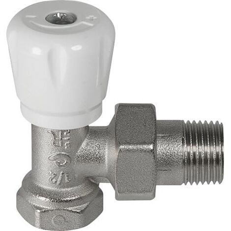 Robinet de radiateur équerre laiton 115X DN15 (1/2")