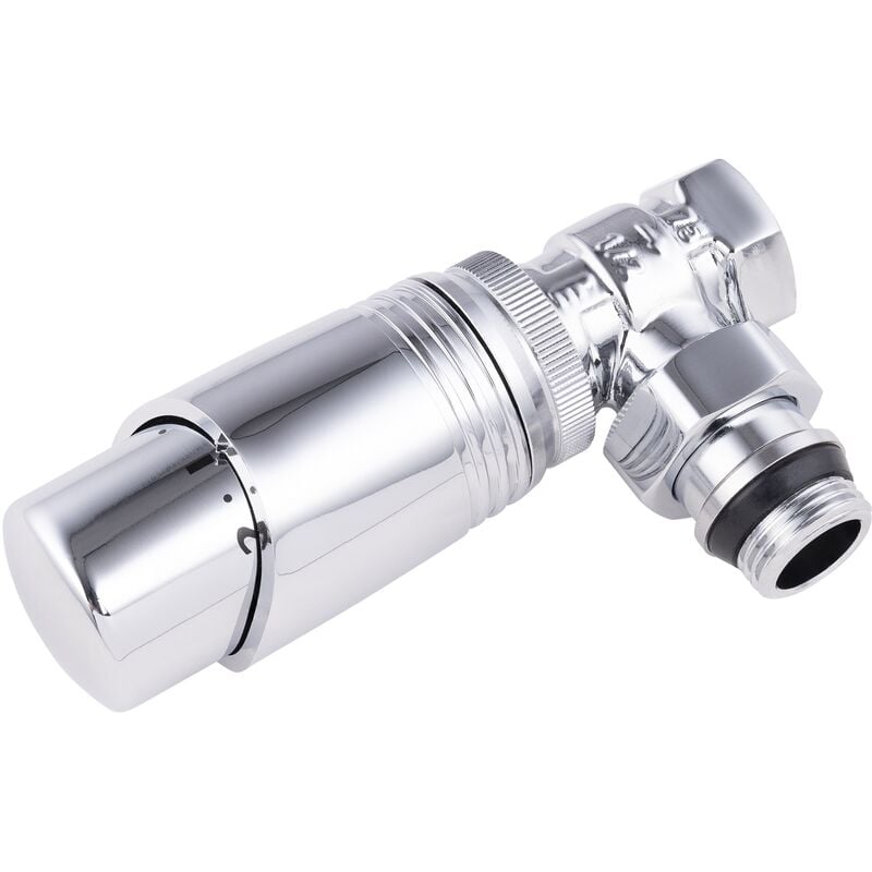 Noyon&thiebault - Robinet thermostatique équerre pour radiateur Chromé