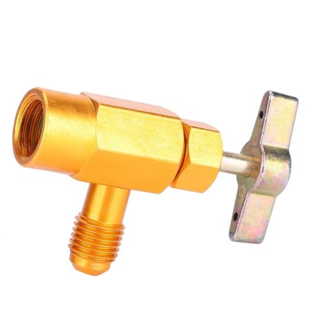 Robinet de Remplissage R‑134a pour Climatisation, Valve Filetée 1/2"