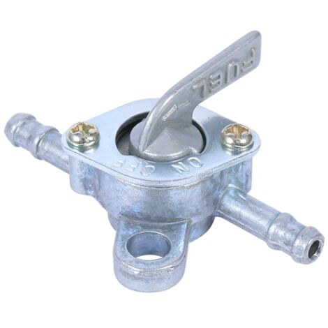 Robinet de Réservoir Carburant Moto Quad Dirt ON/OFF avec Raccord en Ligne