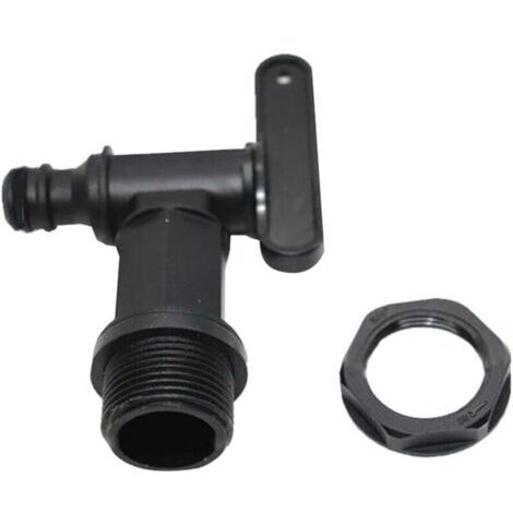 Robinet de réservoir en plastique 1000l, adaptateur de boîte de stockage d'eau IBC, adaptateur de robinet de tuyau d'irrigatio