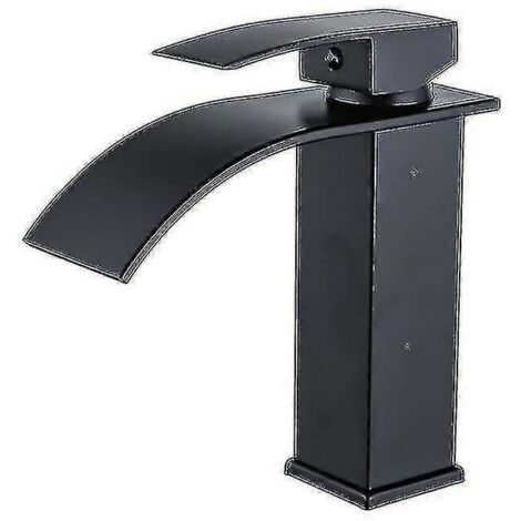 Robinet de salle de bain avec jet cascade haute pression, robinet de salle de bain, robinet mitigeur pour lavabo, baignoire