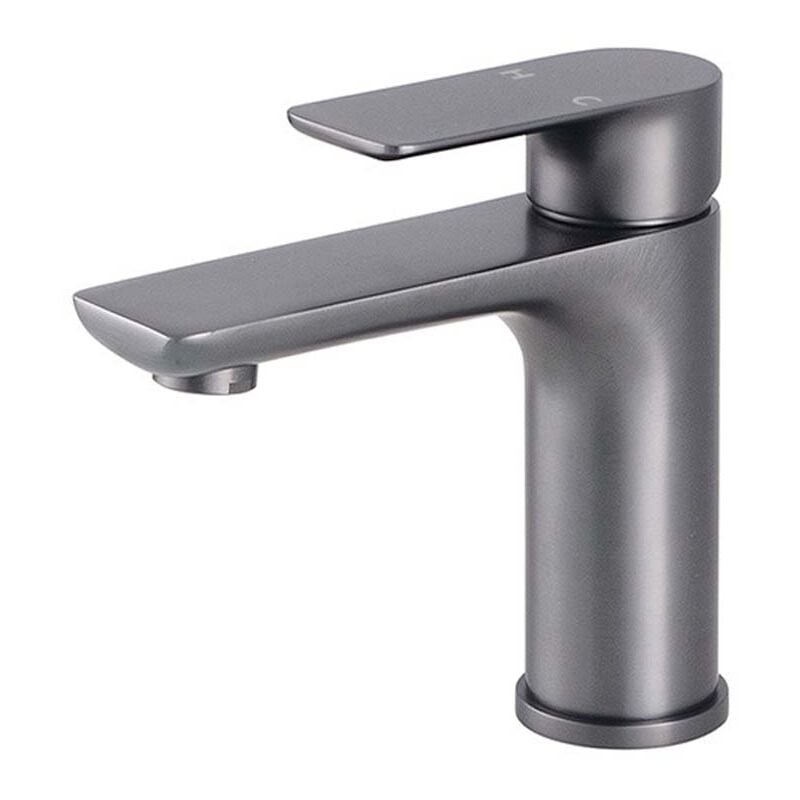 Tonchean - Robinet de salle de bain moderne, robinet d'évier au design élégant, cuisine, mitigeur en acier inoxydable, eau chaude et froide