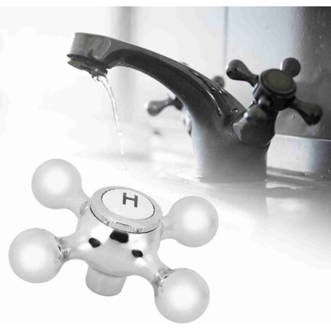 Robinet de Salle de Bain Unique Poignée Chrome Cuivre