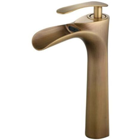 Robinet de Salle de Bains pour Les Lavabos antique laiton Haut Robinet de Lavabo Mitigeur
