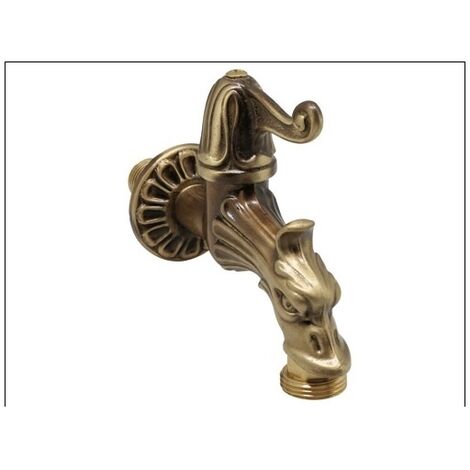 ROBINET DE STYLE POUR FONTAINES EN ALLIAGE LAITONNÉ -0147 + ADAPTATEUR DE TUYAU