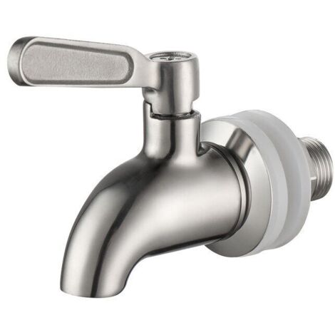 Robinet de Tonneau,16mm Distributeur de Boissons,Robinet pour Tonneau de Bière, Robinet pour Vin - en Acier Inoxydable et Taille